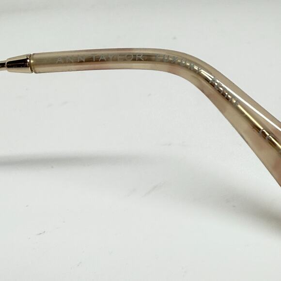 Ann Taylor Eyewear ATP918 C02 54-16-135 Gold Brown Eyeglasses Frames 18660 - Picture 6 of 7